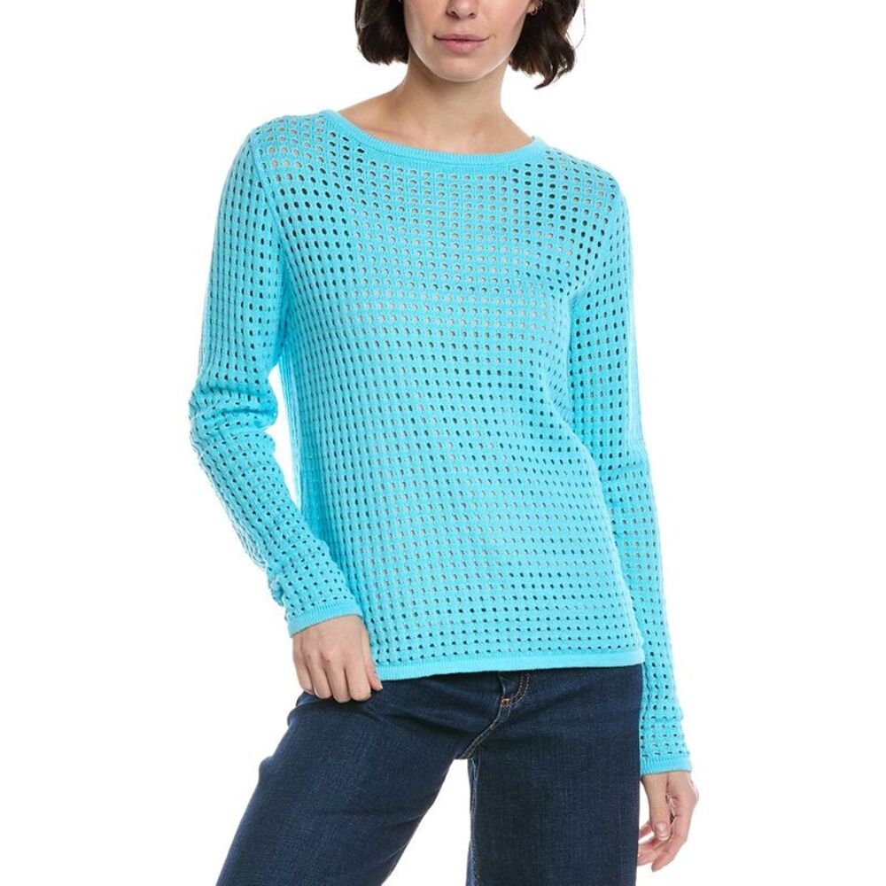 Metric Knits Womens  Sweater, Blue